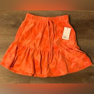 Retro Resort Orange Skirt